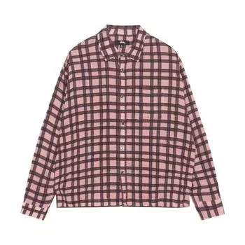 Рубашка Stussy Sonoma Plaid Shirt 'Pink', разноцветный