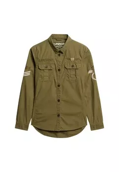 Рубашка Superdry Blouse, хаки