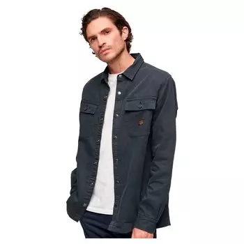 Рубашка Superdry Canvas Workwear, синий