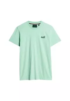 Рубашка Superdry Essential, цвет Mint/Dark green