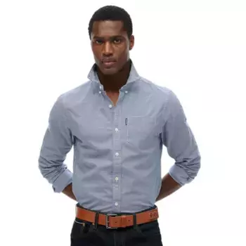 Рубашка Superdry Essentials Oxford, синий