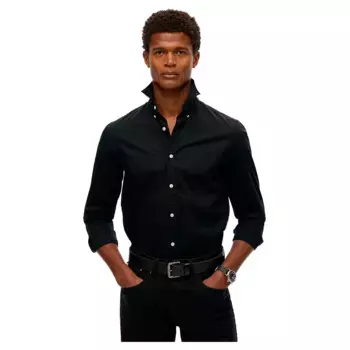 Рубашка Superdry Essentials Tailored Fit, черный
