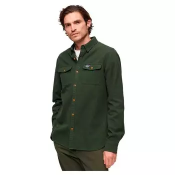 Рубашка Superdry Flannel Workwear, зеленый