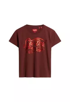 Рубашка Superdry, коричневый