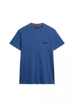 Рубашка Superdry, королевский синий