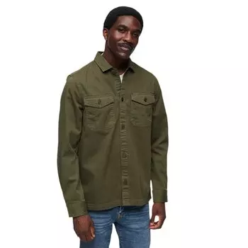 Рубашка Superdry Merchant Herringbone, зеленый