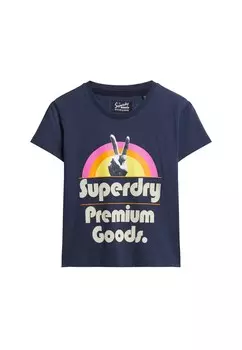 Рубашка Superdry, морской синий
