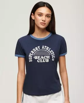 Рубашка Superdry, морской синий