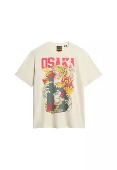 Рубашка Superdry Osaka, бежевый