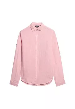Рубашка Superdry Regular fit Button Up, светло-розовый