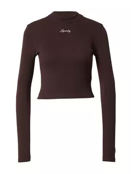 Рубашка Superdry, темно коричневый