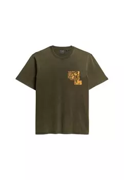 Рубашка Superdry Trade Tools, оливковый