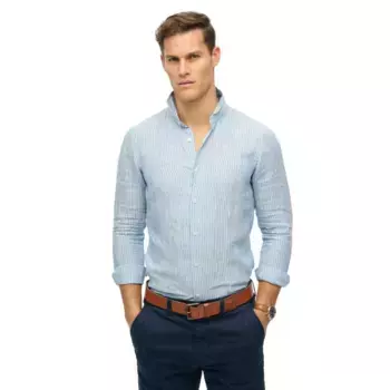 Рубашка Superdry Vacation Linen, синий