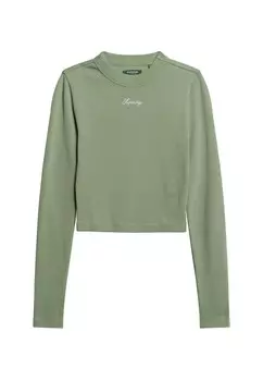 Рубашка Superdry, зеленый