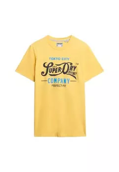 Рубашка Superdry, желтый