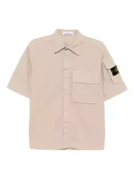 Рубашка Supima Stone Island, коричневый