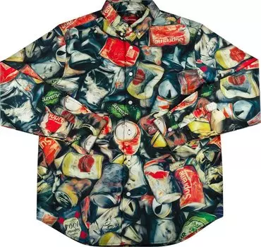 Рубашка Supreme Cans Shirt 'Multicolor', разноцветный