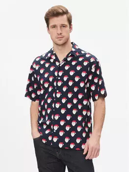 Рубашка свободного кроя Jack&Jones, синий