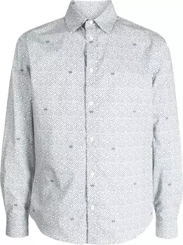 Рубашка темные Maison Kitsune, синий