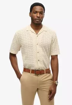 Рубашка TEXTURE Superdry, молочный