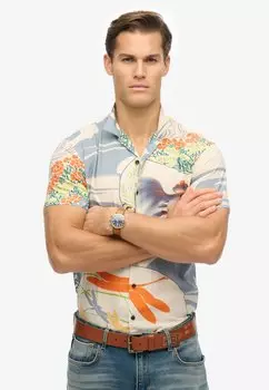 Рубашка THE MERCHANT STORE-HAWAIIAN Superdry, светло-желтый