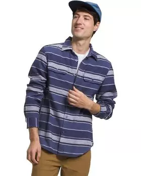 Рубашка The North Face Arroyo Flannel, цвет Cave Blue Large Half Dome Stripe