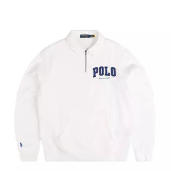Рубашка the rl fleece logo collared sweatshirt Polo Ralph Lauren, белый