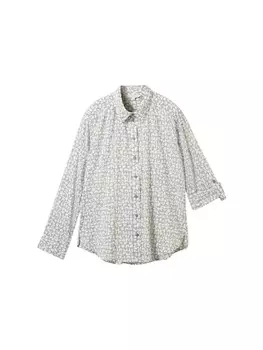 Рубашка TOM TAILOR Blouse, серо-коричневый