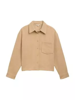 Рубашка TOM TAILOR DENIM Blouse, бежевый