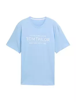 Рубашка TOM TAILOR, светло-синий