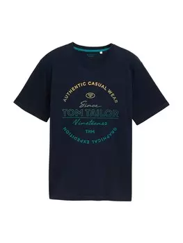 Рубашка TOM TAILOR, темно-синий