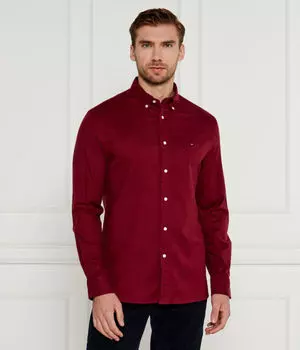 Рубашка Tommy Hilfiger Regular Fit, бургундия