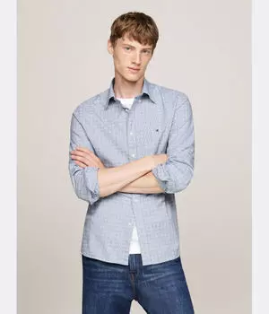 Рубашка Tommy Hilfiger Regular Fit, голубой