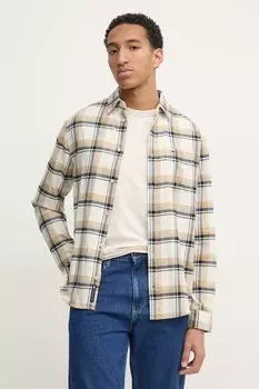 Рубашка Tommy Jeans, бежевый