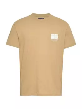 Рубашка Tommy Jeans, бежевый