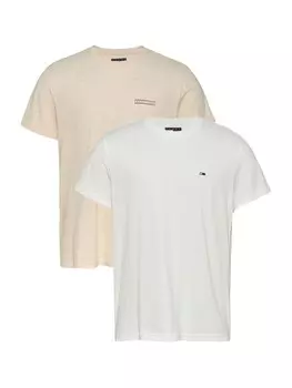 Рубашка Tommy Jeans, цвет Beige/White