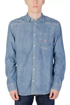 Рубашка Tommy Jeans джинсовая, голубой
