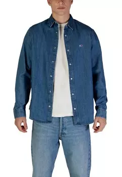 Рубашка Tommy Jeans джинсовая, синий