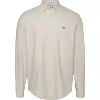 Рубашка Tommy Jeans Entry Reg Oxford, бежевый