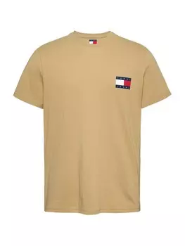 Рубашка Tommy Jeans ESSENTIAL, кэмел