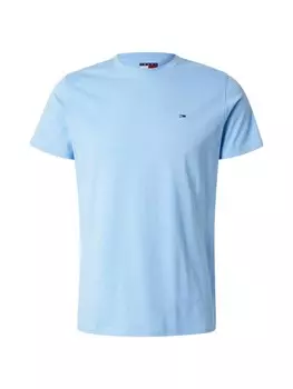Рубашка Tommy Jeans, небесно-синий