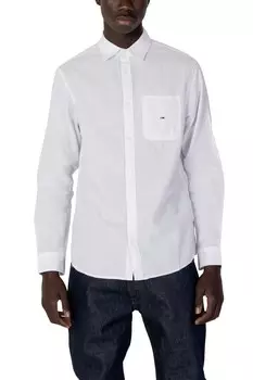Рубашка Tommy Jeans однотонная, белый