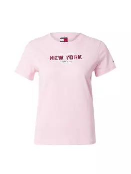 Рубашка Tommy Jeans, розовый