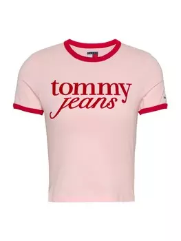 Рубашка Tommy Jeans, розовый