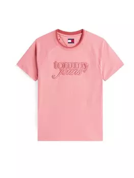 Рубашка Tommy Jeans, розовый