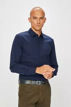 Рубашка Tommy Jeans, темно-синий