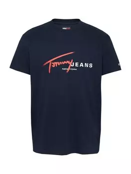 Рубашка Tommy Jeans, темно-синий