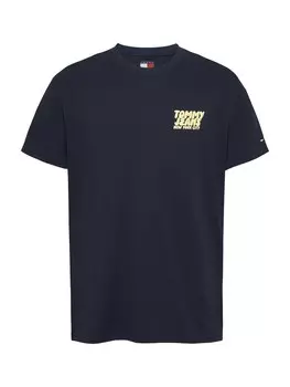Рубашка Tommy Jeans, темно-синий