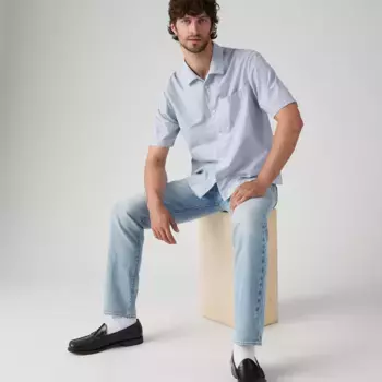 Рубашка Townes с коротким рукавом и свободным кроем Levi's, цвет Alexxis Stripe Hampton Bay - Blue