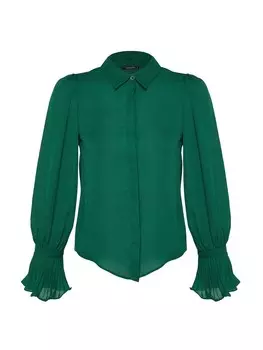 Рубашка Trendyol Blouse, зеленый